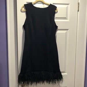 Short Black dress- flapper style -size 16- NWT